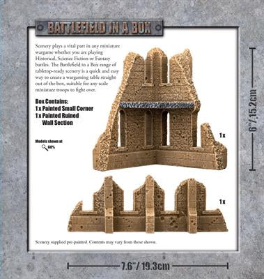 Barttlefield In A Box: Small Corner Sandstone - Image 2
