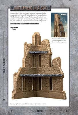 Battlefield In A Box: Medium Corner Sandstone - Image 2