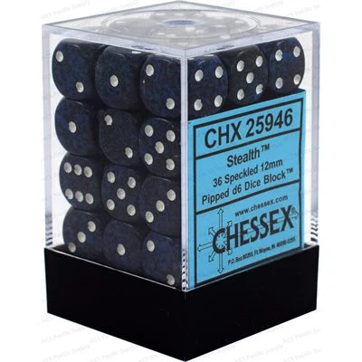 Chessex: Speckled 36D6 Stealth