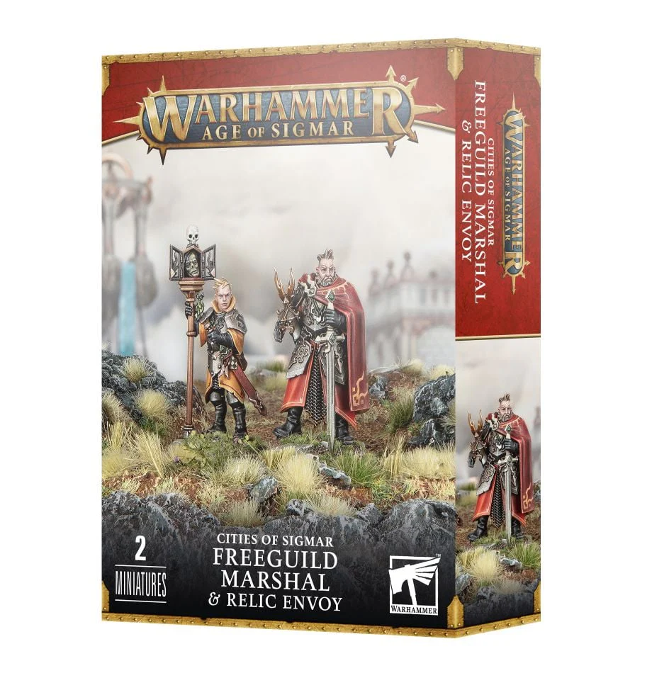 Cities of Sigmar: Freeguild Marshal and Relic Envoy*