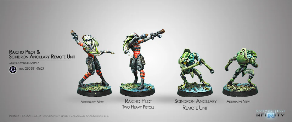 Combined Army: Raicho Pilot & Scindron Ancillary Remote