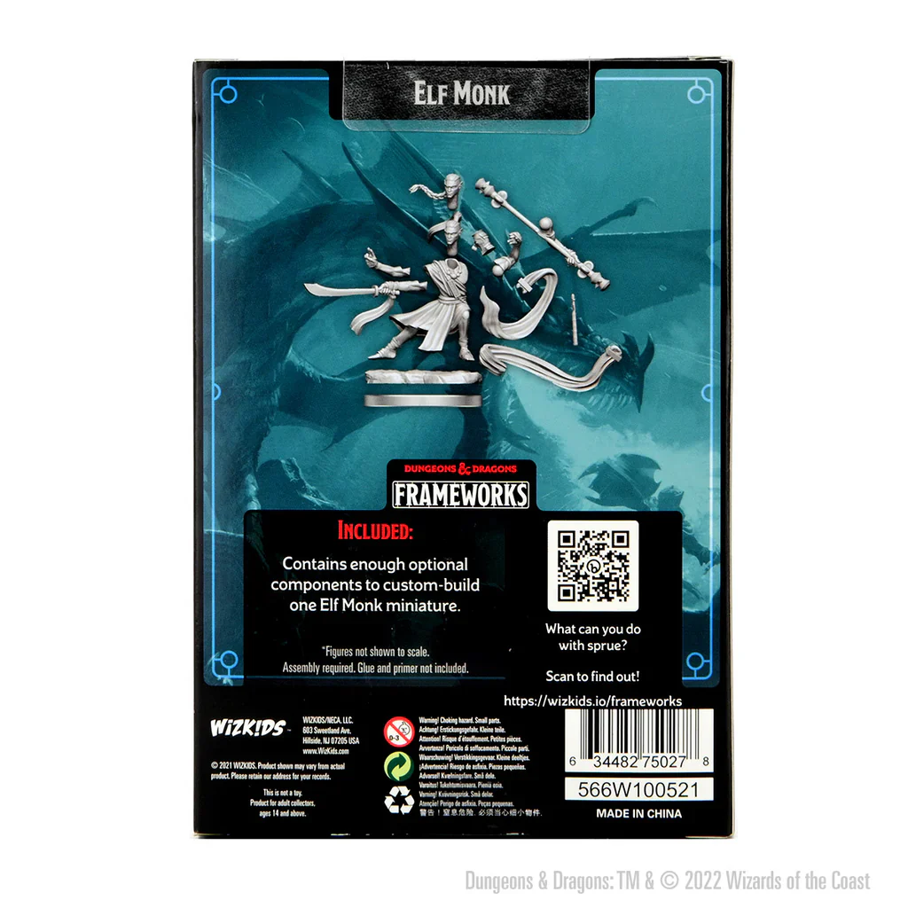 Dungeons & Dragons: Frameworks Elf Monk Male - Image 2