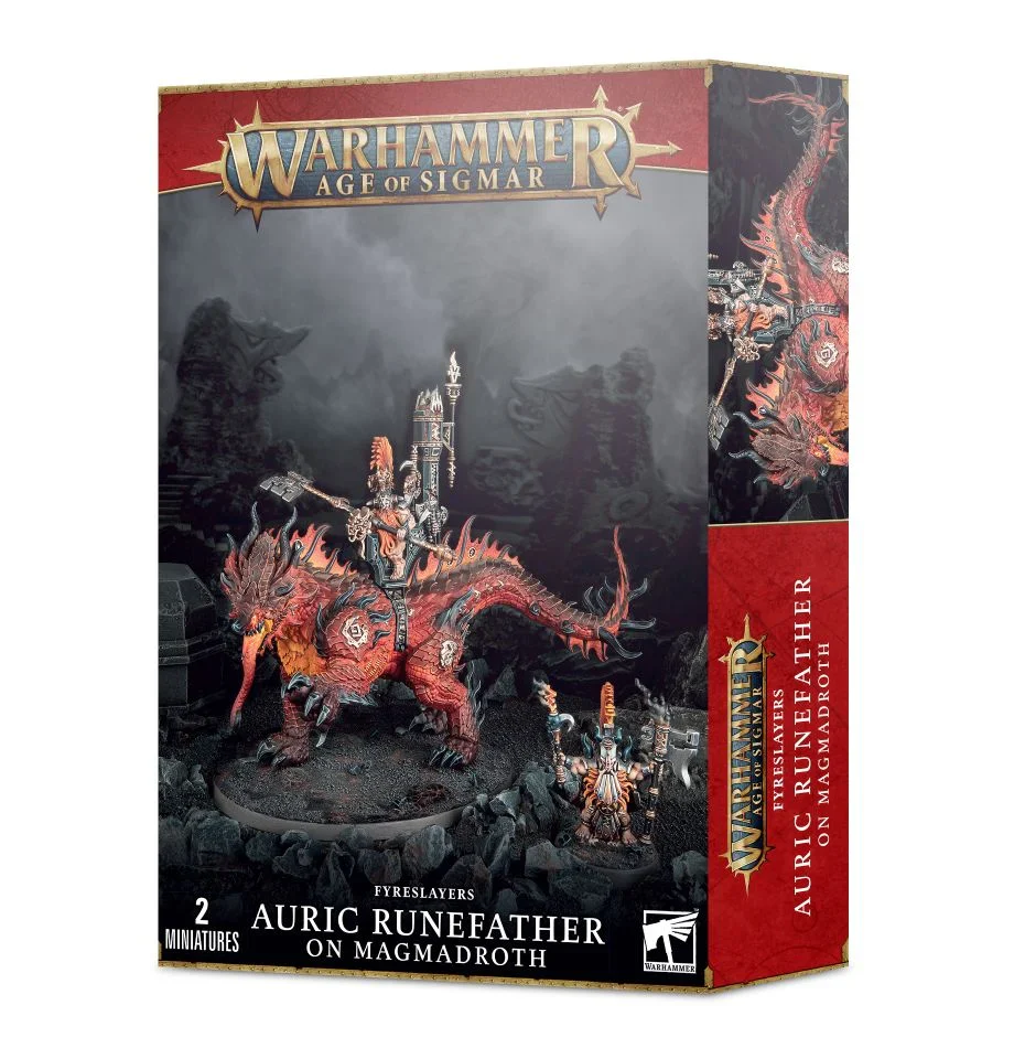 Fyreslayers: Auric Runfather On Magmadroth