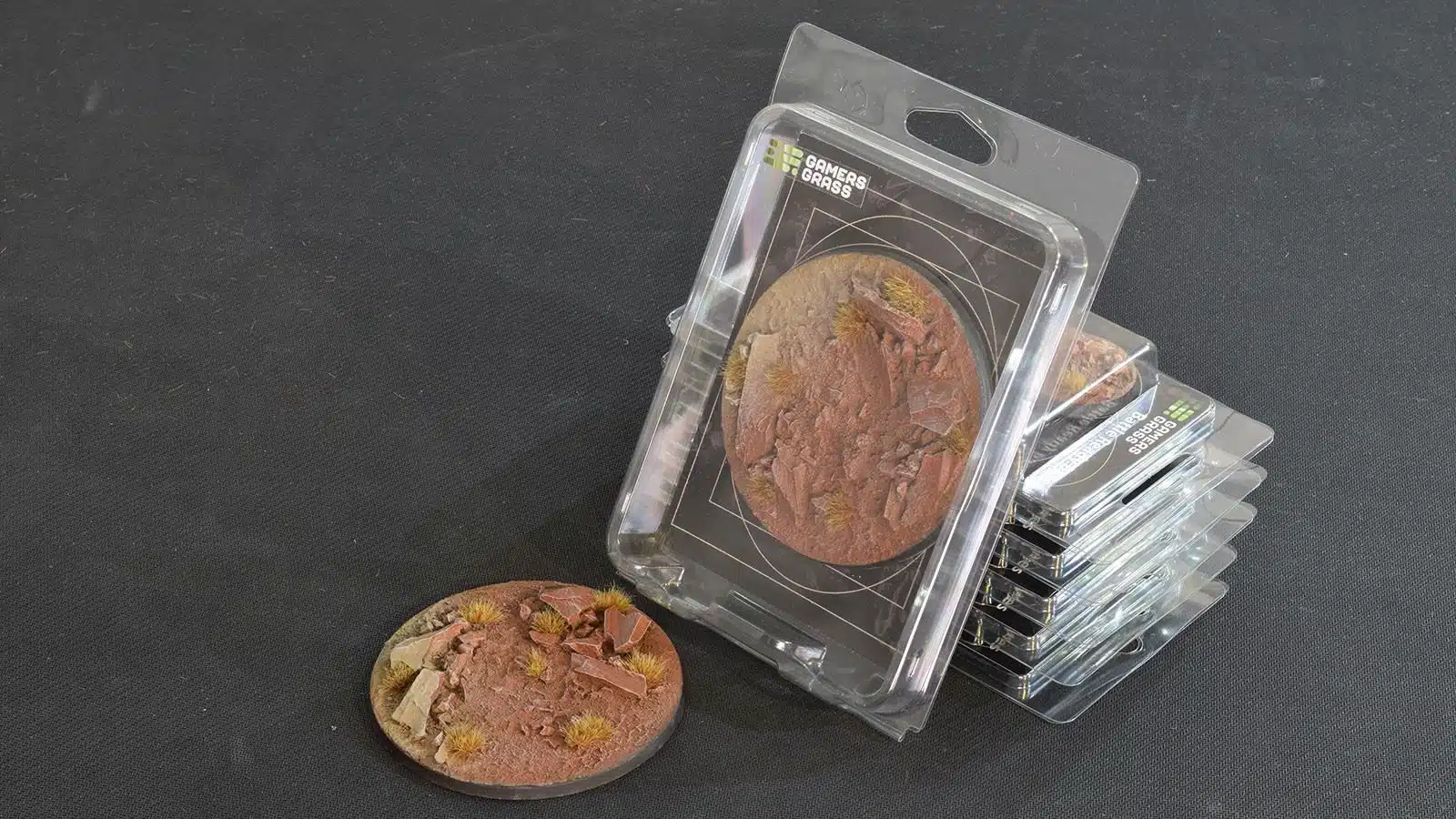 Gamer Grass: Badlands Bases, Round 100mm