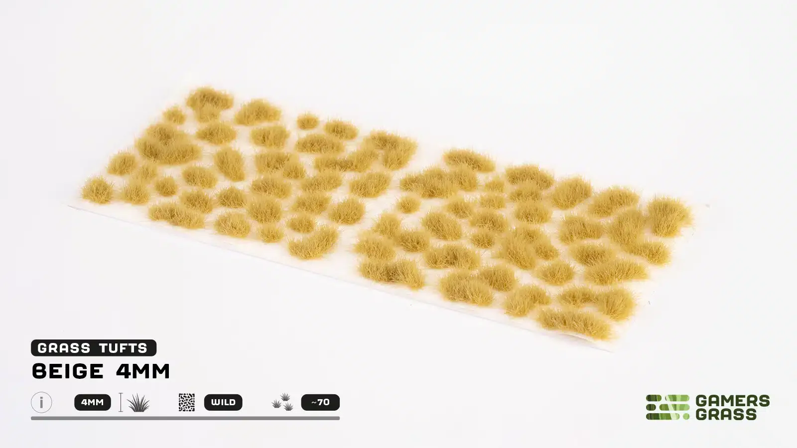 Gamer Grass: Beige Grass Tufts 4mm - Image 2