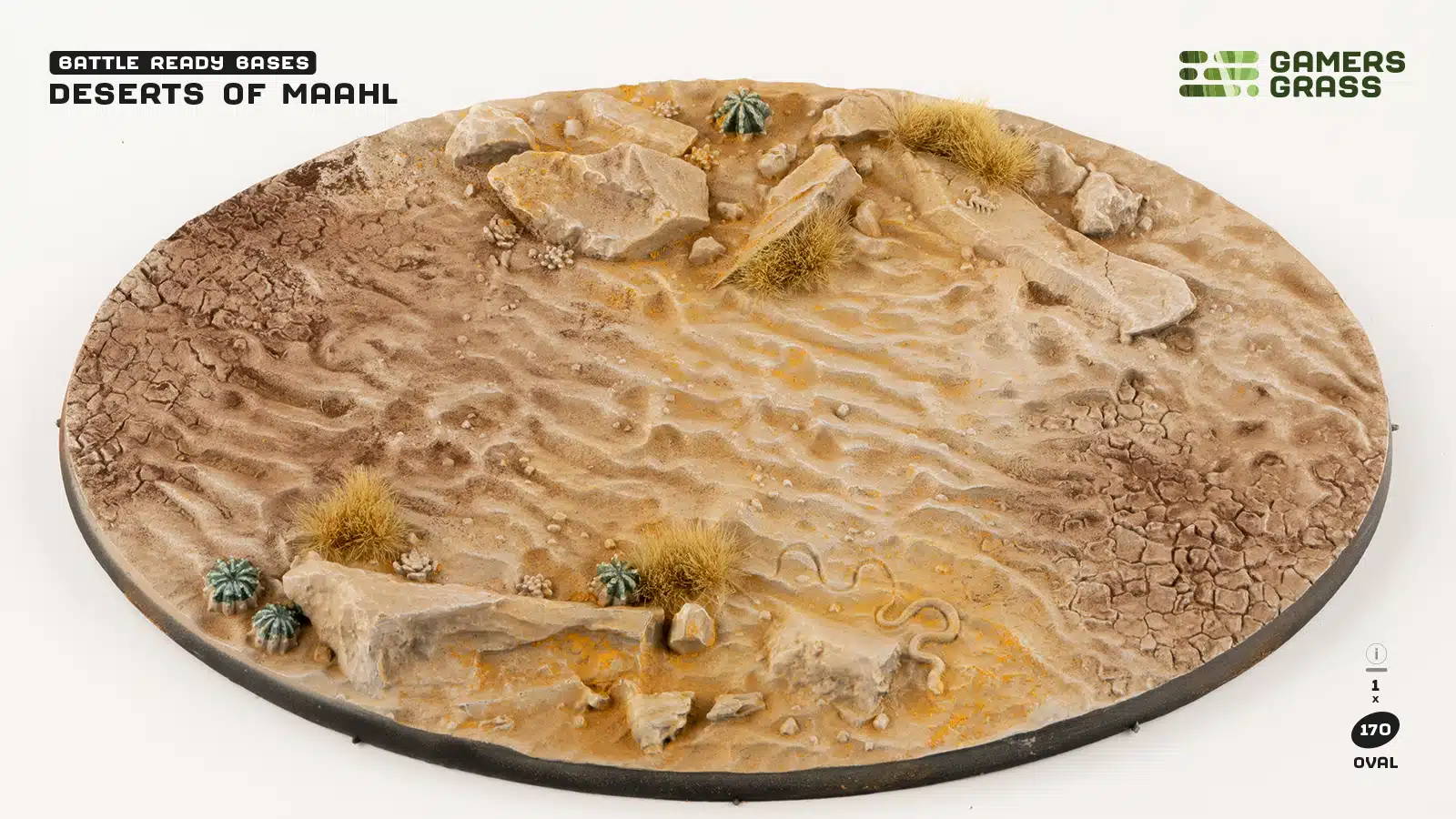 Gamer Grass: Deserts of Maahl Bases, Oval 170 mm - Image 2