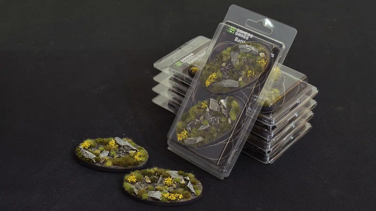 Gamer Grass: Highland Bases, Oval 90mm x 2