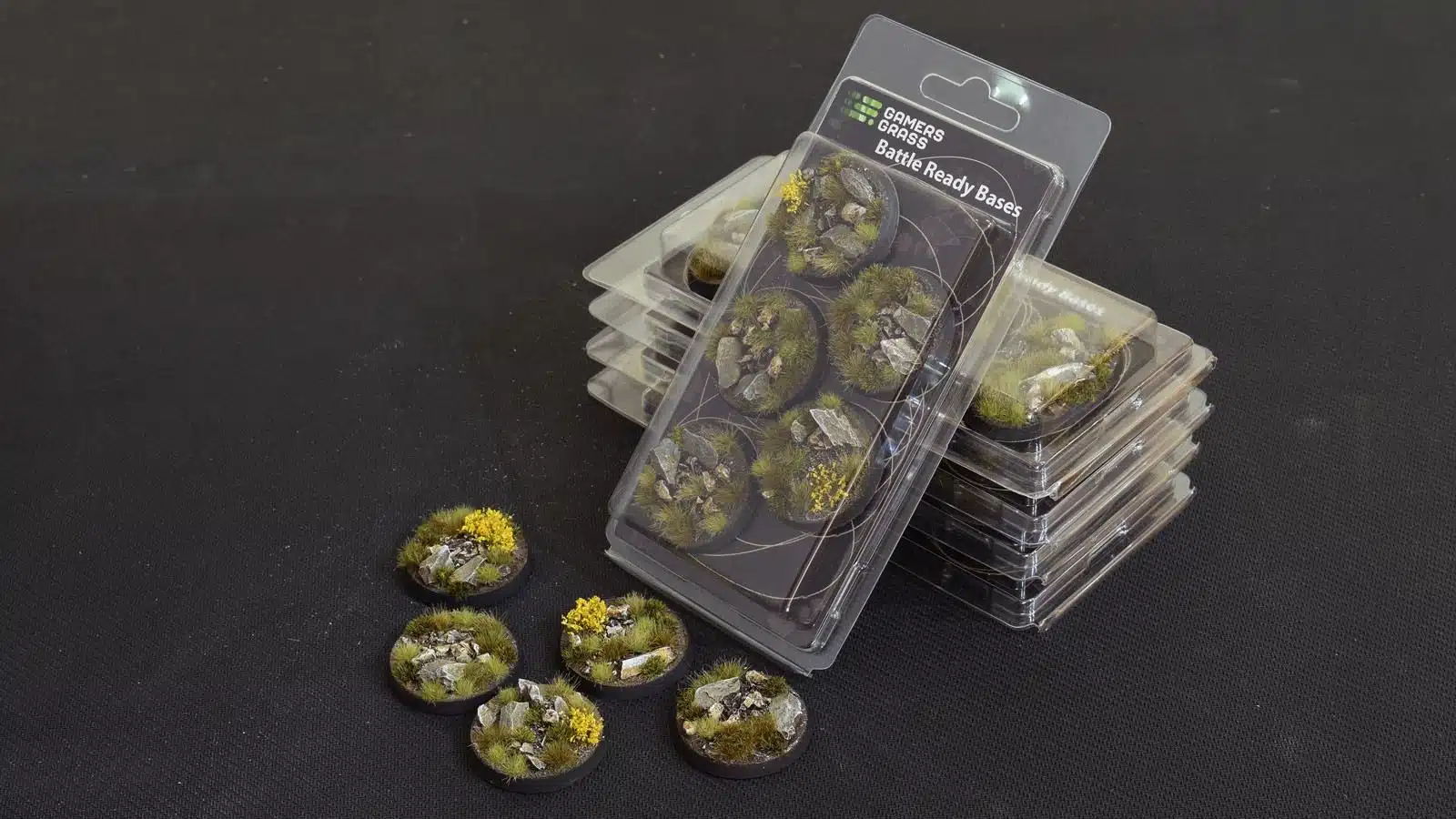 Gamer Grass: Highland Bases, Round 40mm x 5