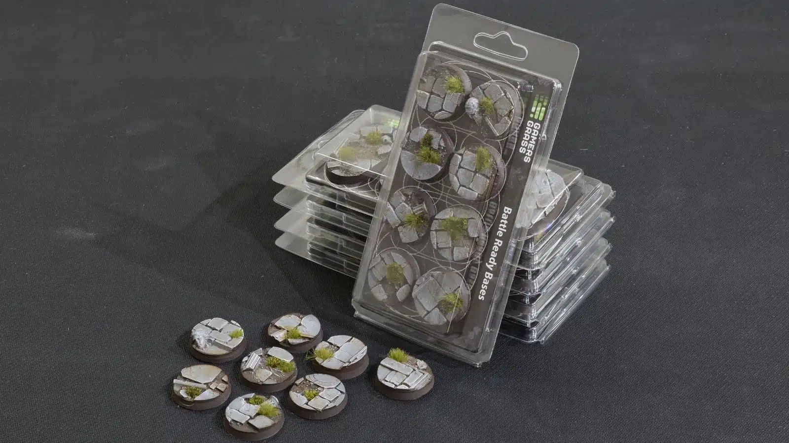 Gamer Grass: Temple Bases, Round 32mm x 8