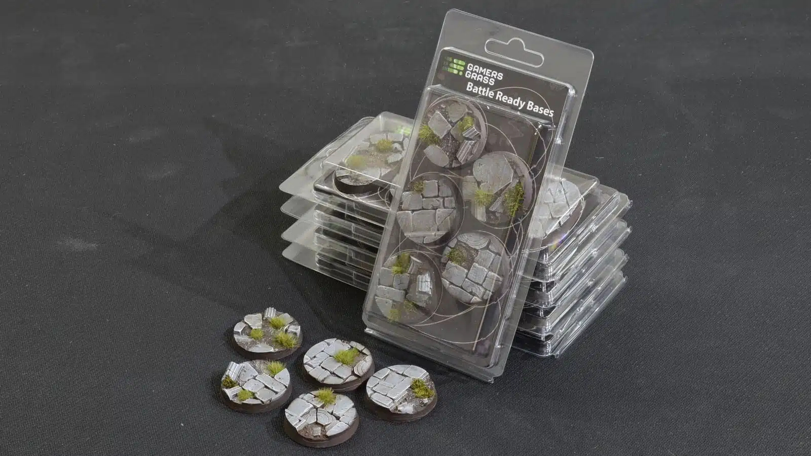 Gamer Grass: Temple Bases, Round 40mm x 5