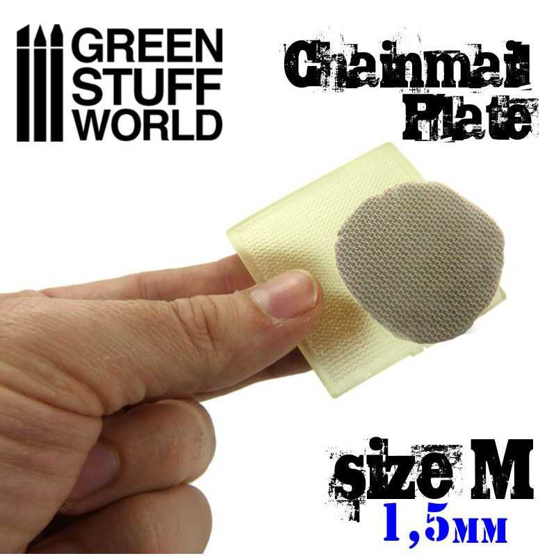 Green Stuff World: Chainmail Texture Plate
