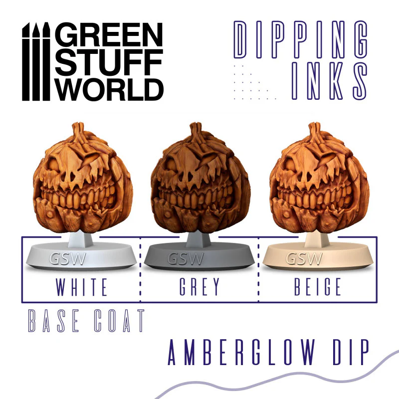 Green Stuff World: Dipping ink 60 ml - AMBERGLOW DIP - Image 2