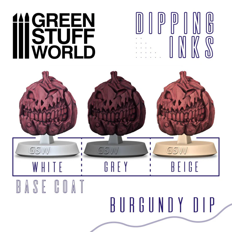 Green Stuff World: Dipping ink 60 ml - BURGUNDY DIP - Image 2