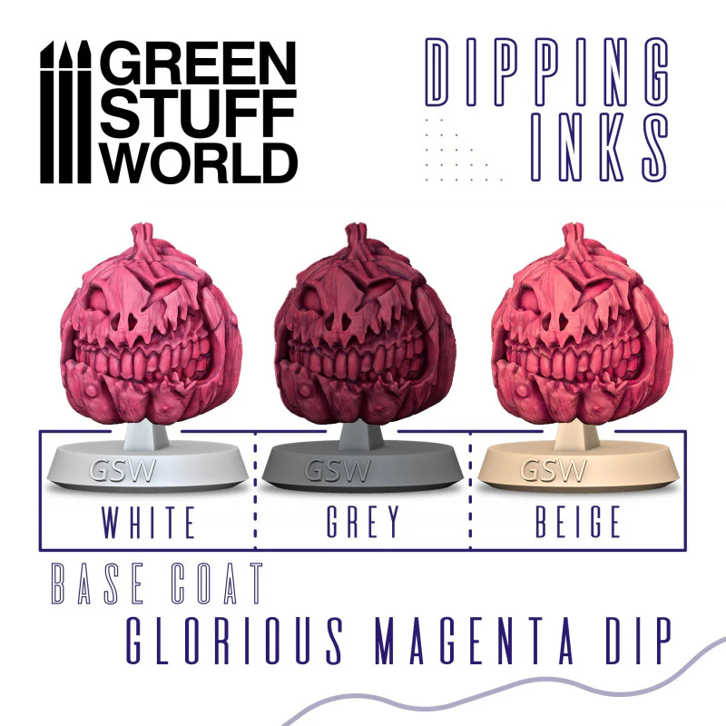 Green Stuff World: Dipping ink 60 ml - GLORIOUS MAGENTA DIP - Image 2