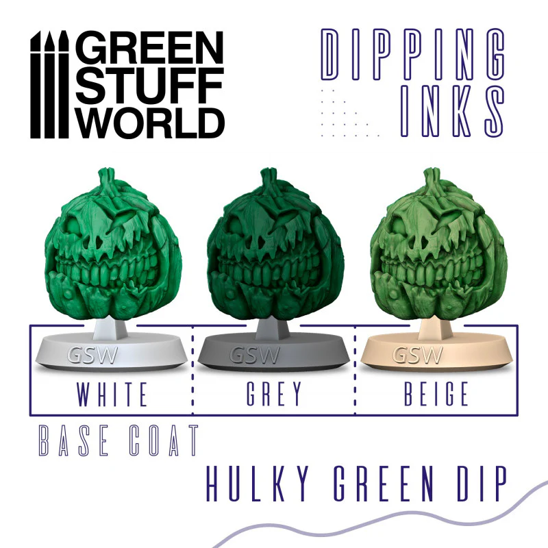 Green Stuff World: Dipping ink 60 ml - HULKY GREEN DIP - Image 2