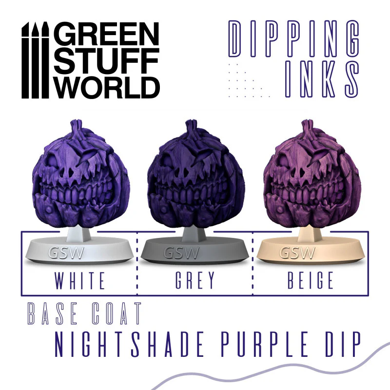 Green Stuff World: Dipping ink 60 ml - NIGHTSHADE PURPLE DIP - Image 2