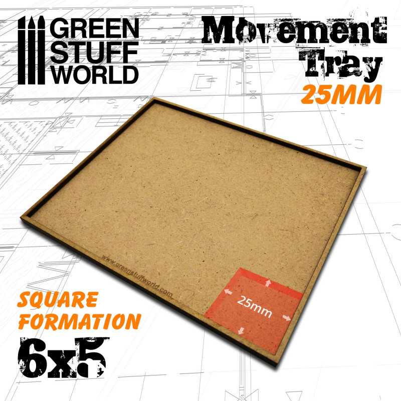 Green Stuff World: MDF Movement Trays 25mm 6x5