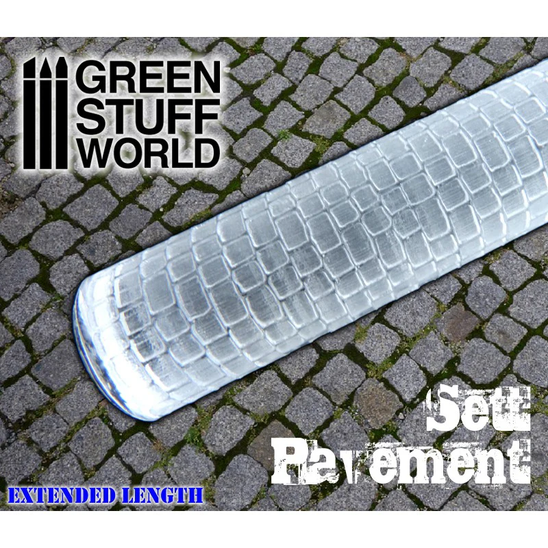 Green Stuff World: Sett Pavement Rolling Pin