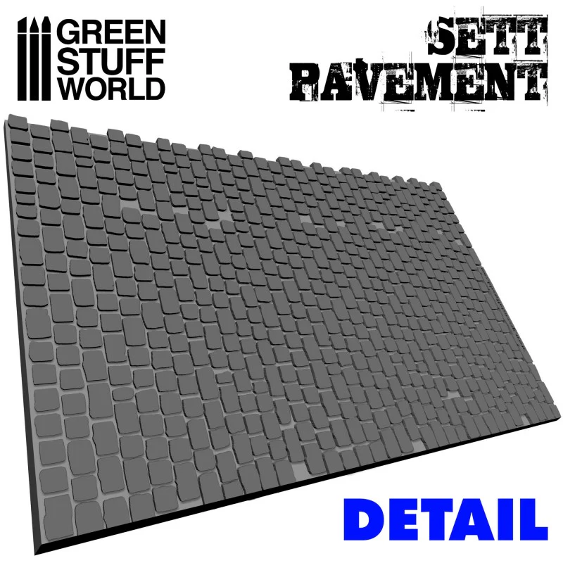 Green Stuff World: Sett Pavement Rolling Pin - Image 2