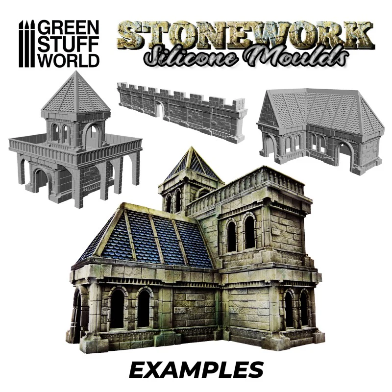 Green Stuff World: Stonework Silicone Moulds - Image 3