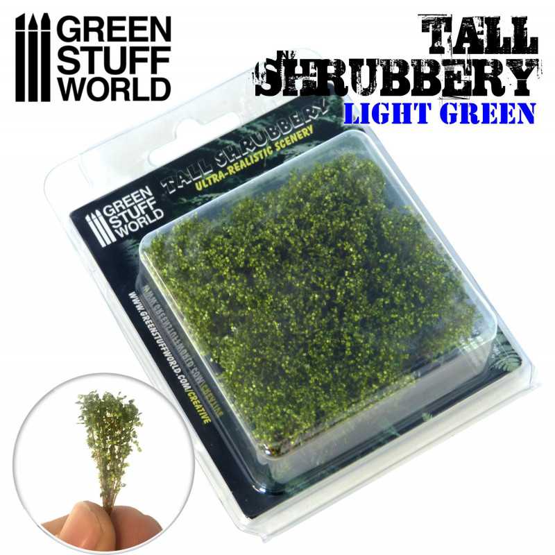 Green Stuff World: Tall Shrubbery Light Green - Image 2