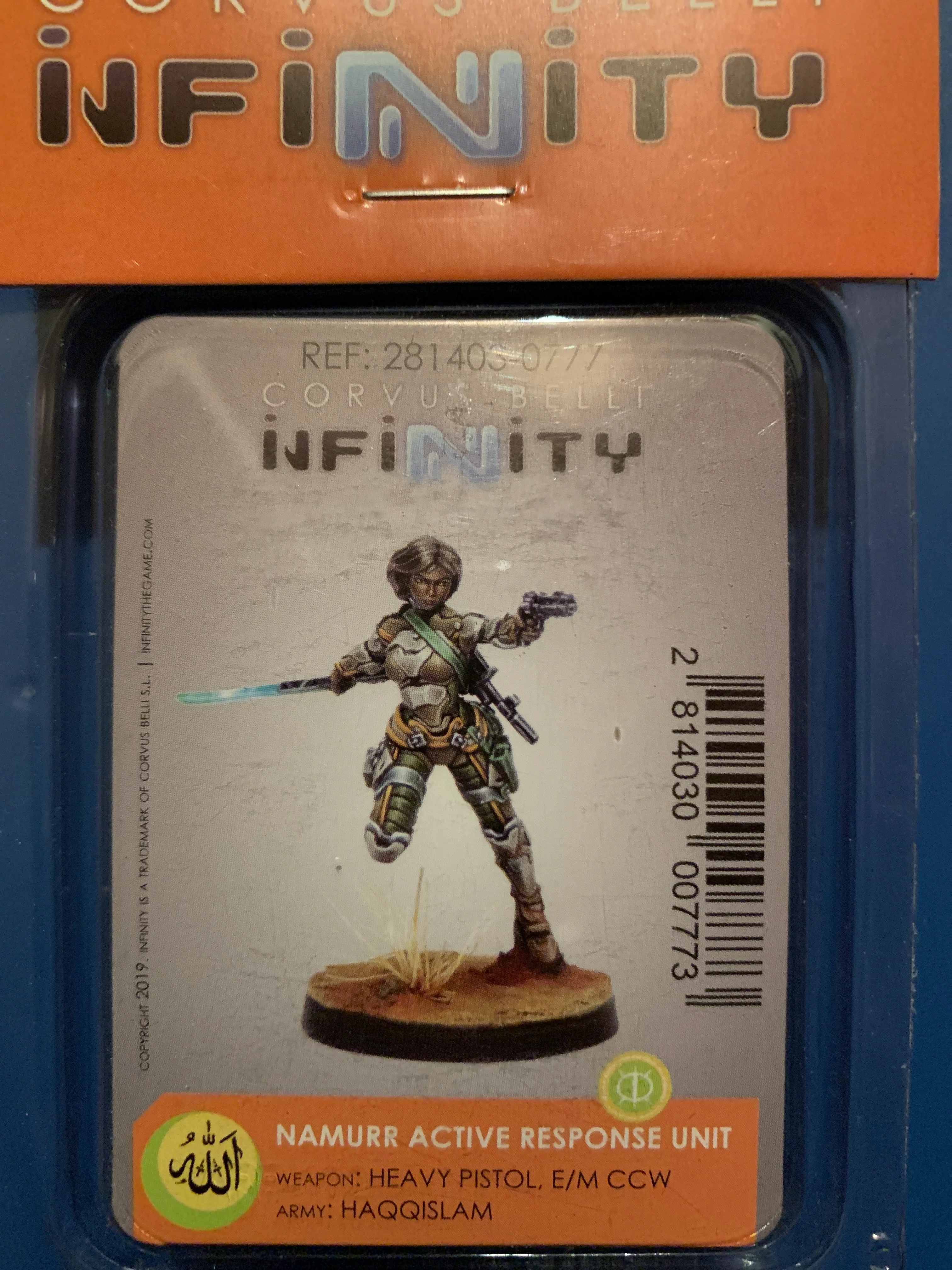 Haqqislam: Namur Active Response Unit (Heavy Pistol, E/M CCW)