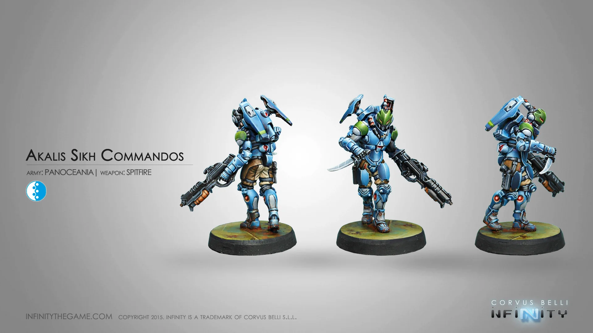 PanOceania: Akalis Sikh Commandos (spitfire)
