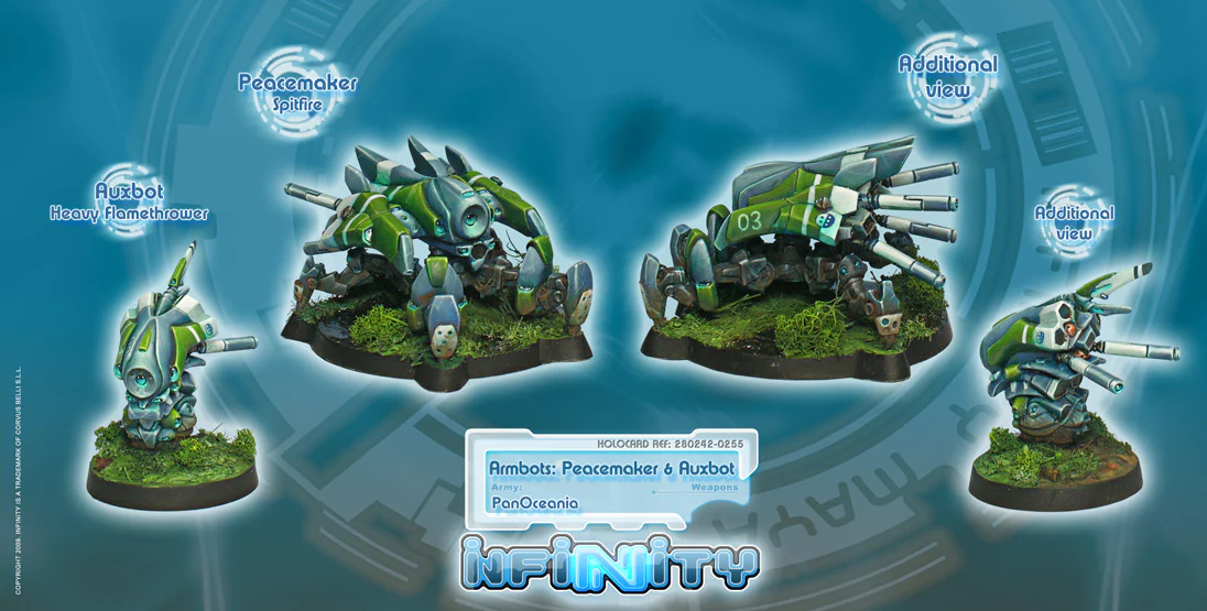 PanOceania: Armbots Peacemaker & Auxbot