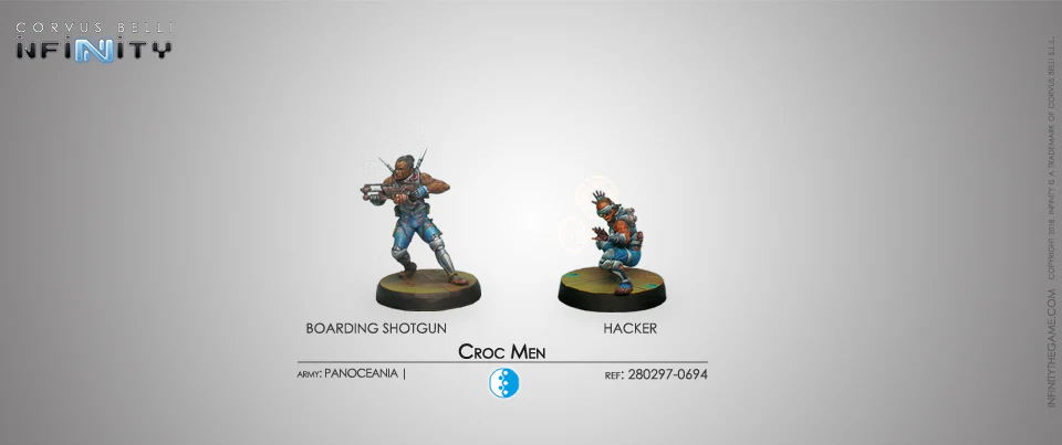 PanOceania: Croc Men ( Boarding Shotgun , Hacker )