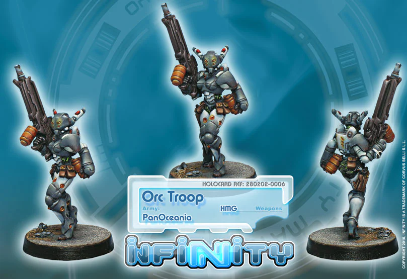 PanOceania: Orc Trooper (HMG)