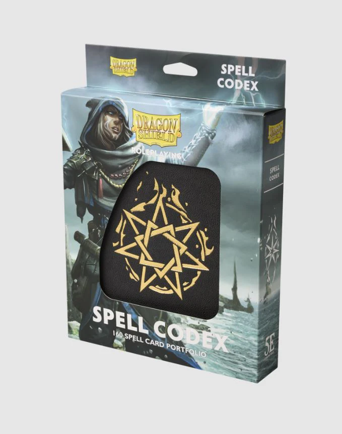 RPG Dragon Shield Spell Codex Iron Grey