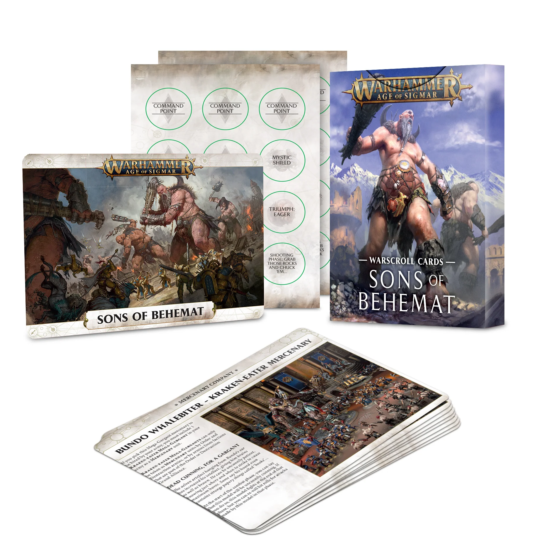 Sons of Behemat: Warscroll Cards