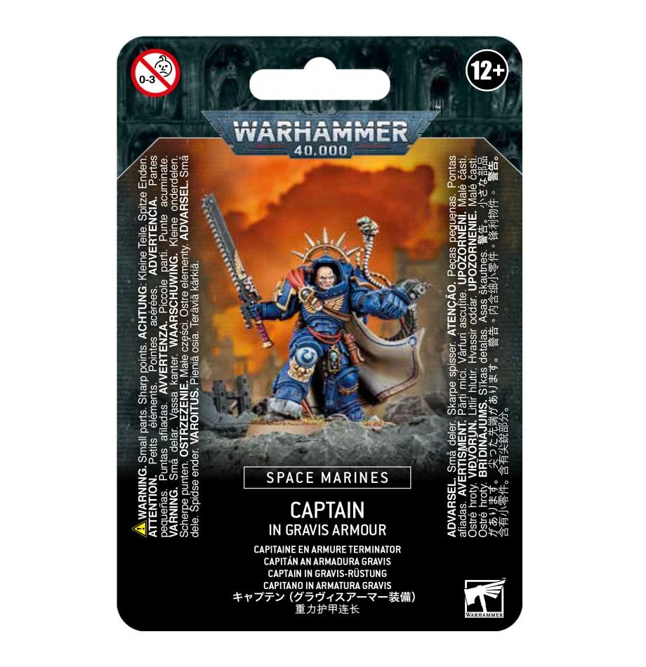 Space Marine: Captain in Gravis Armour
