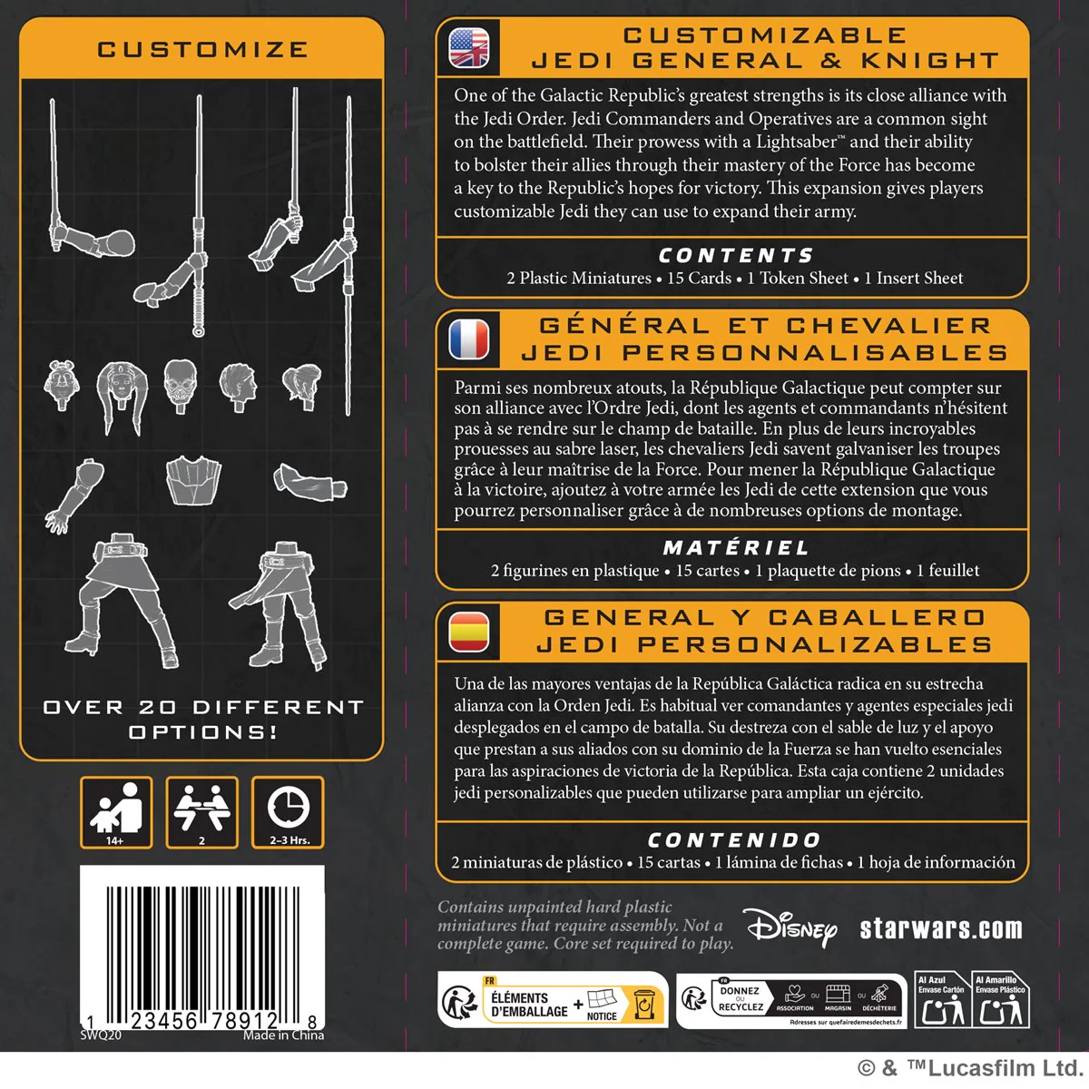 Star Wars Legion: Customizable Jedi General and Knight - Image 2