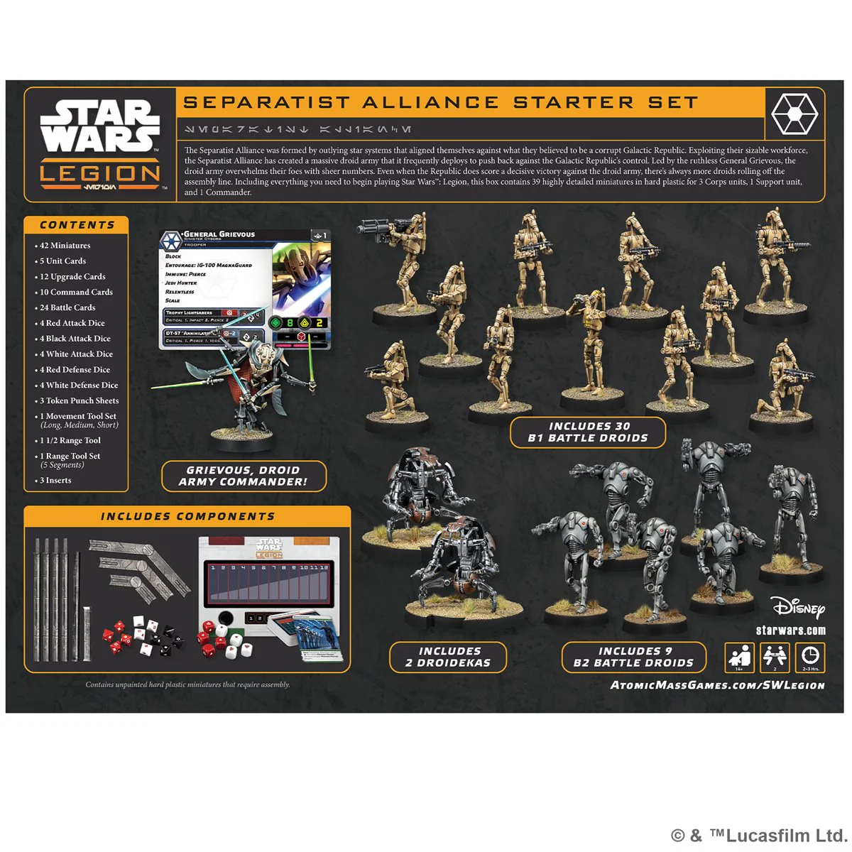 Star Wars Legion: Separtist Alliance Starter Set - Image 2