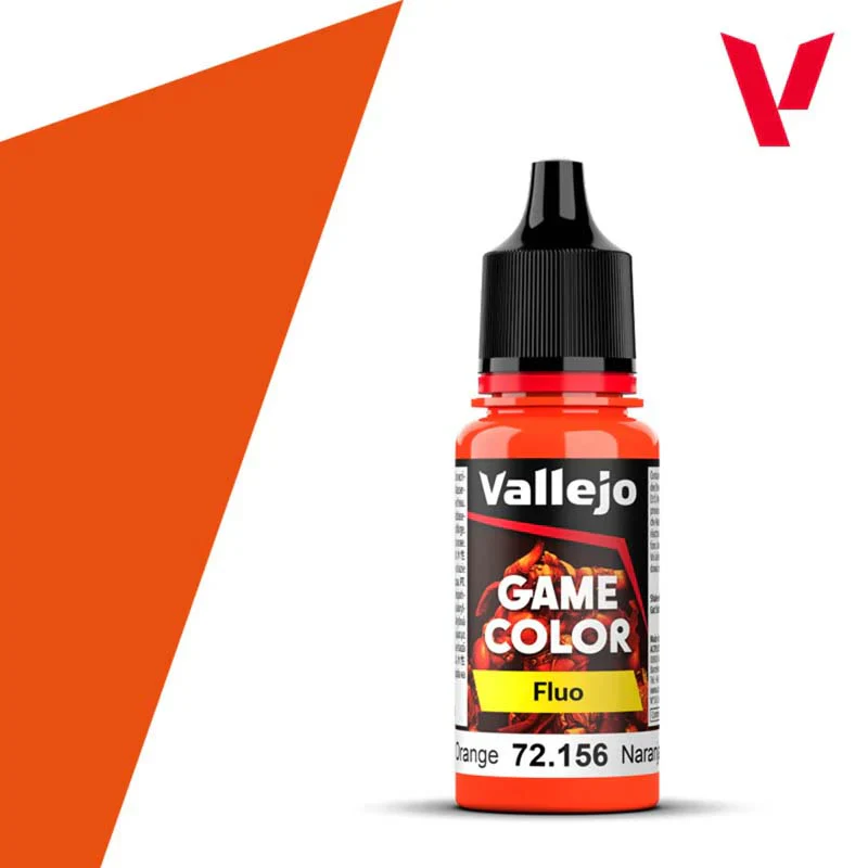 Vallejo Game Color Fluo: Fluorescent Orange