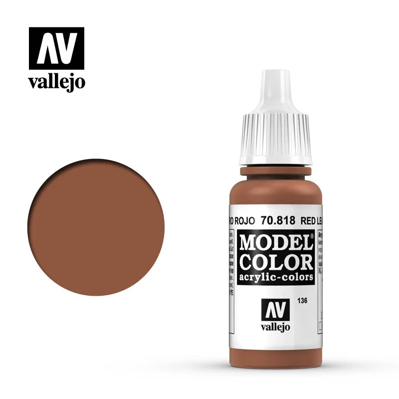 Vallejo Model Color: Red Leather