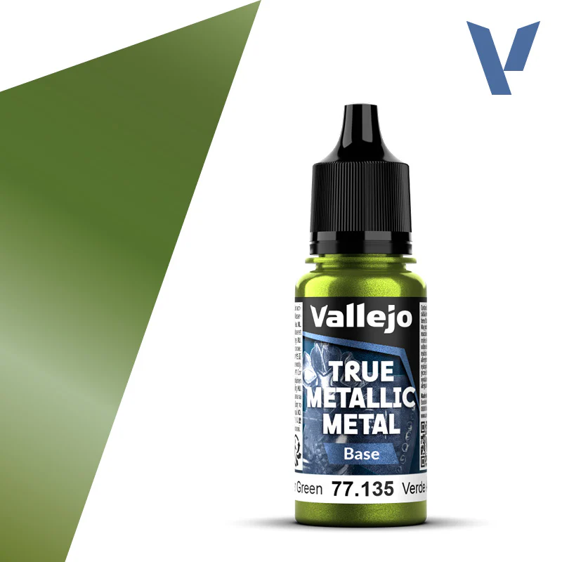 Vallejo True Metallic Metal: Amber Green