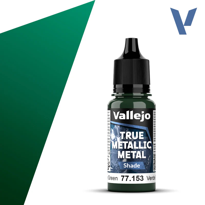 Vallejo True Metallic Metal: Beetle Green Shade