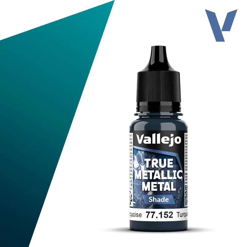 Vallejo True Metallic Metal: Hydra Turquoise Shade