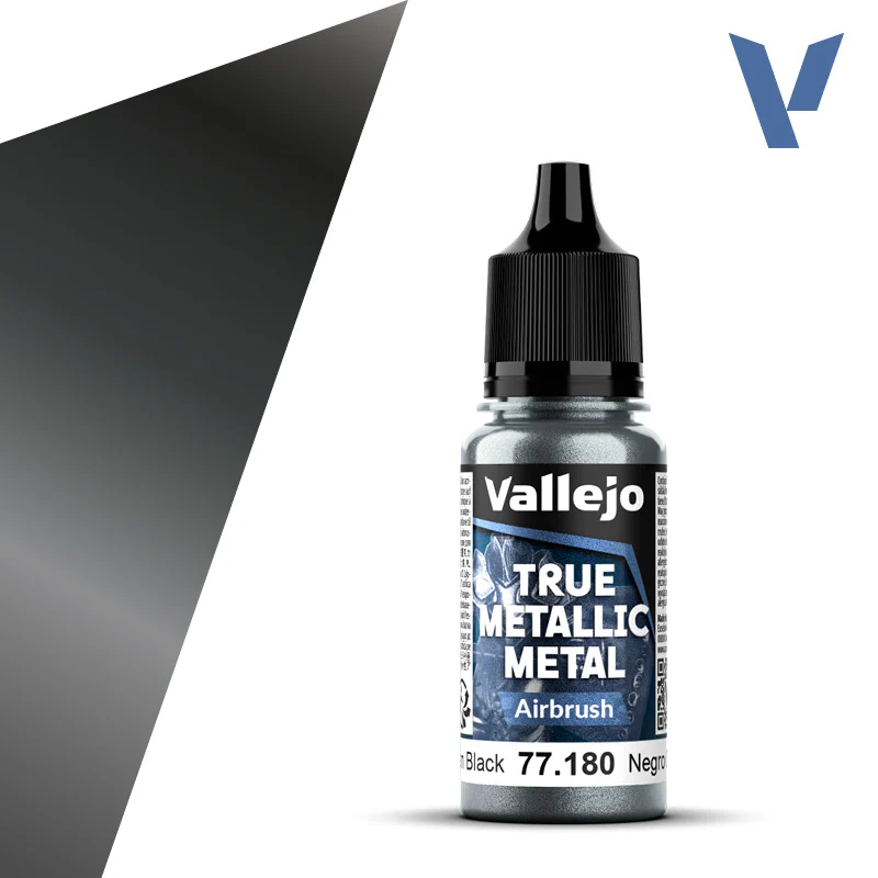 Vallejo True Metallic Metal: Obsidian Black Airbrush