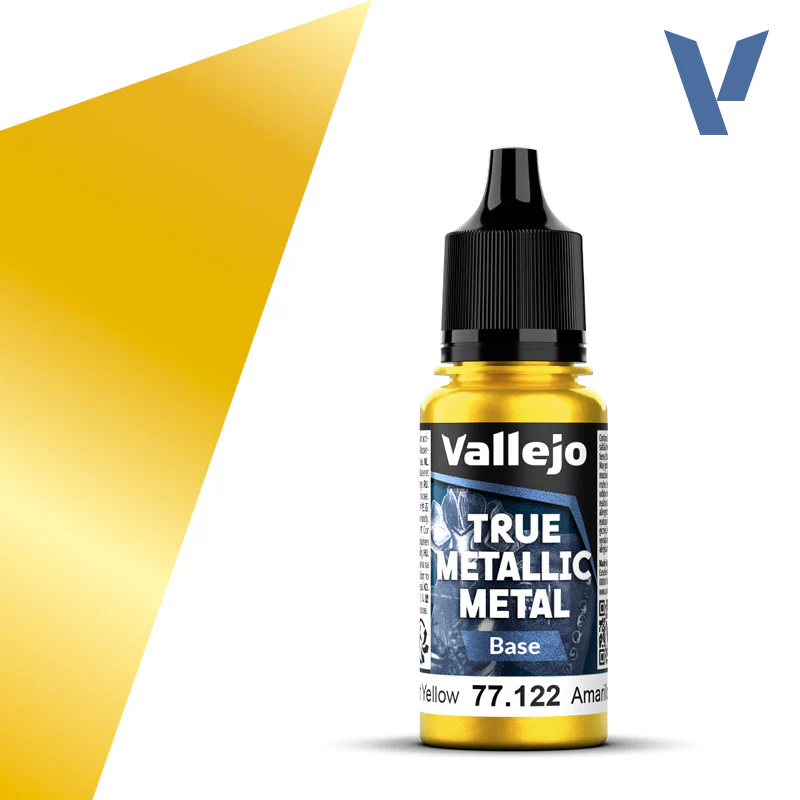 Vallejo True Metallic Metal: Radiant Yellow