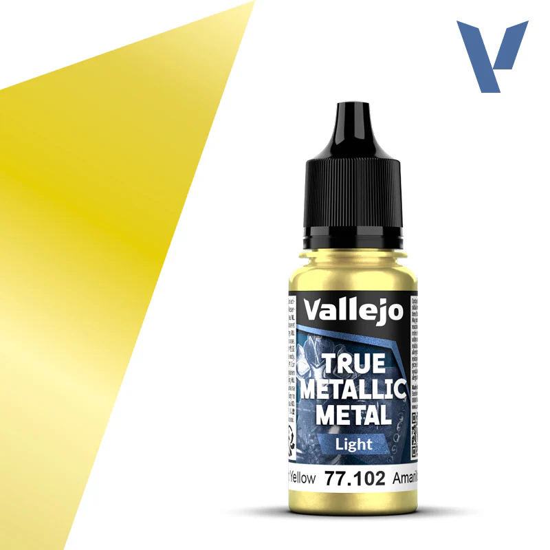 Vallejo True Metallic Metal: Radiant Yellow Light