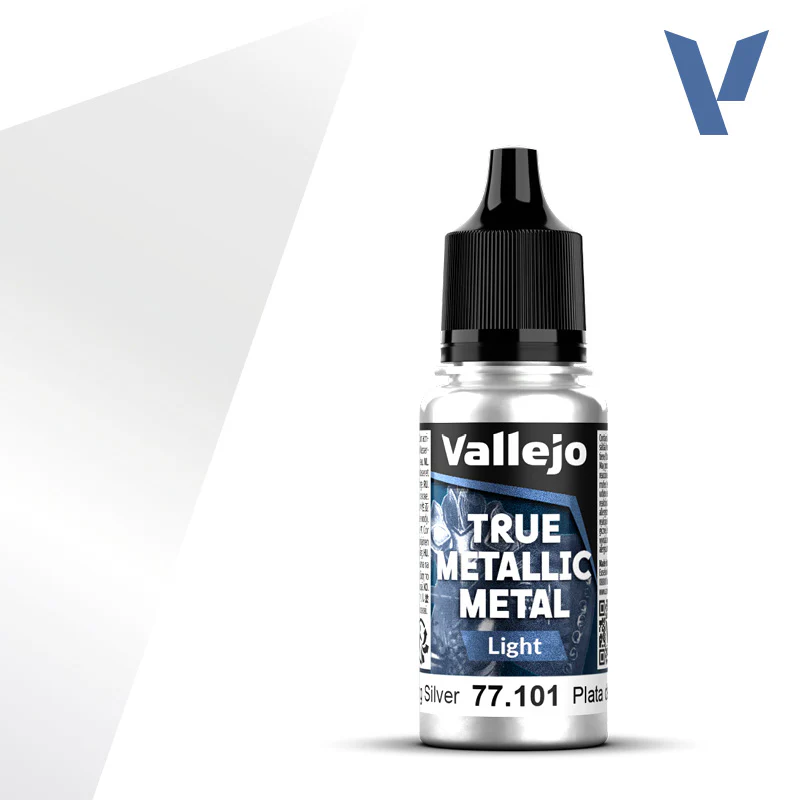 Vallejo True Metallic Metal: Sterling Silver Light