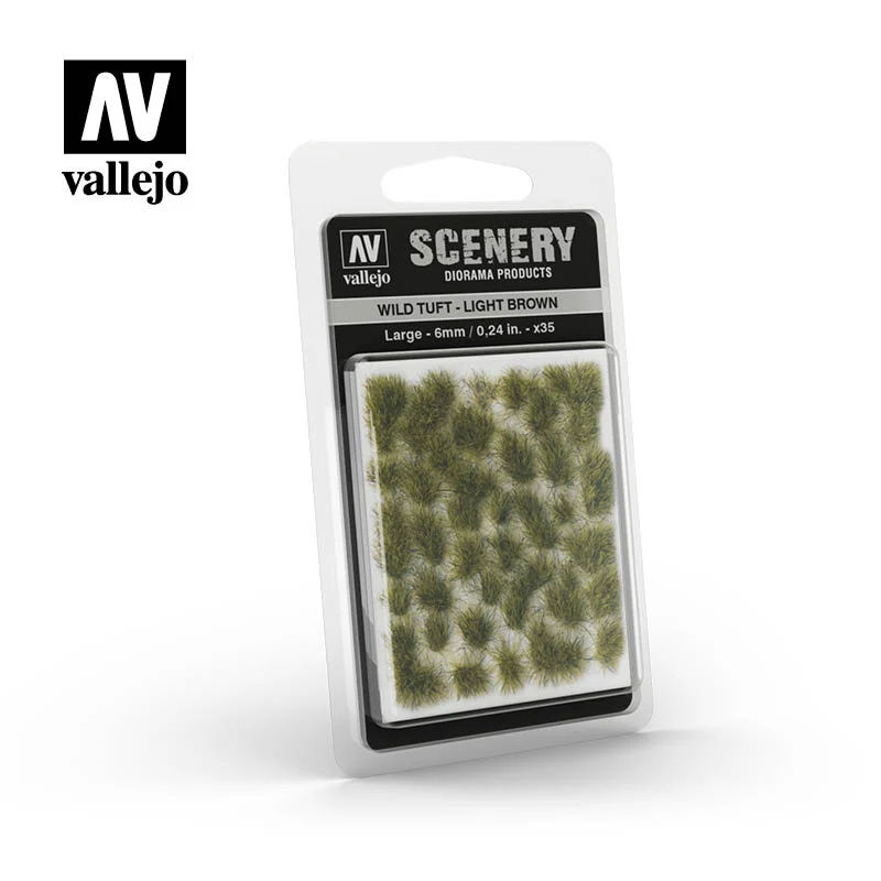 Vallejo: Wild Tuft - Light Brown Large